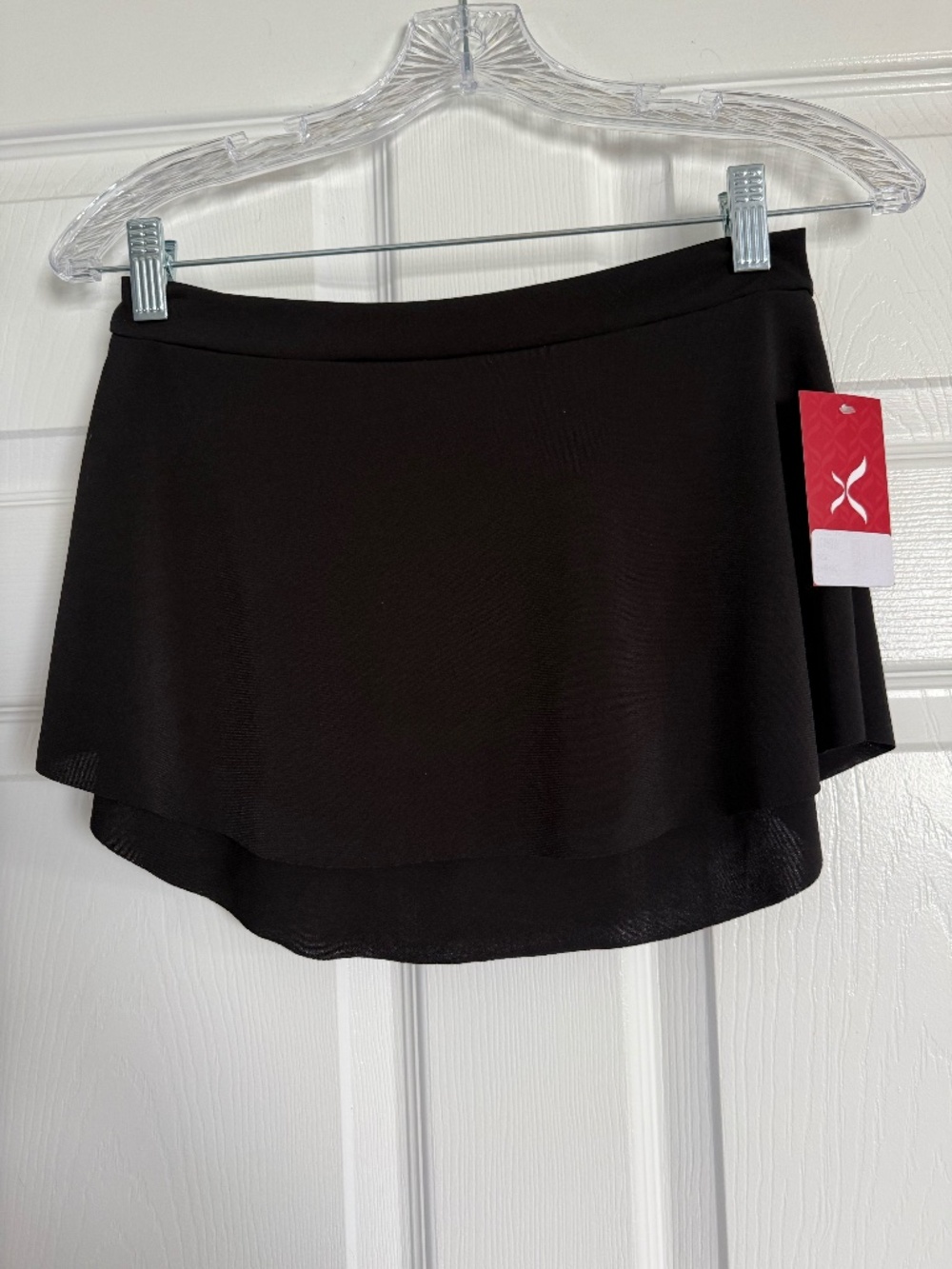NWT Capezio Black Pull-On Ballet Skirt Adult L